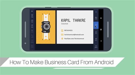 add business cards to smart phone contacts|create business card on android phone.